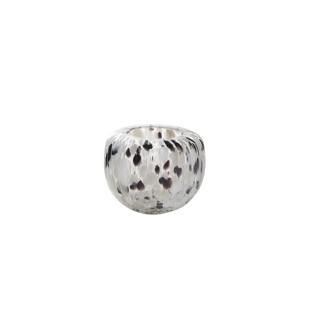 Elegant Speckled Glass Tealight Holder