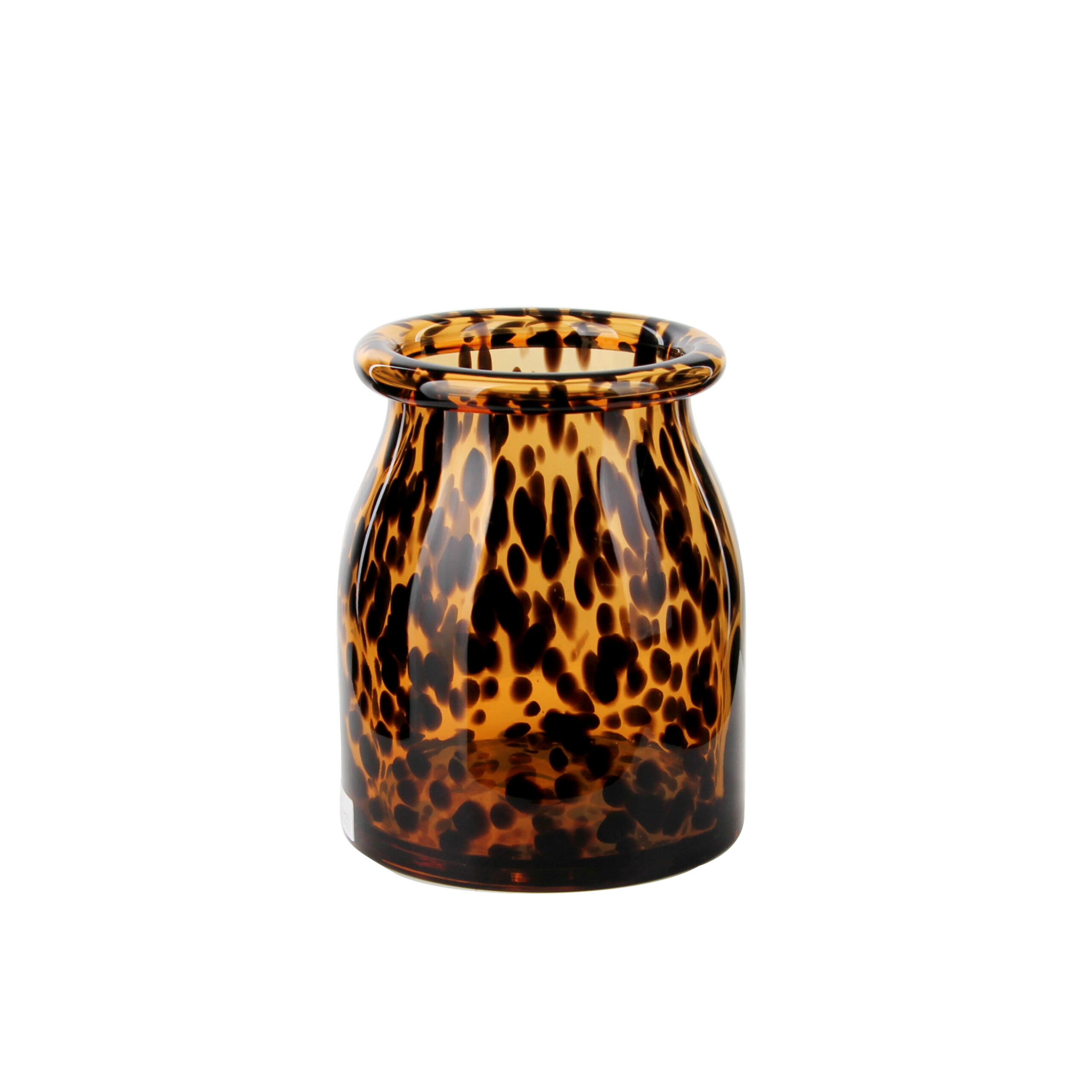 Tiny Leopard - print Decorative Vase