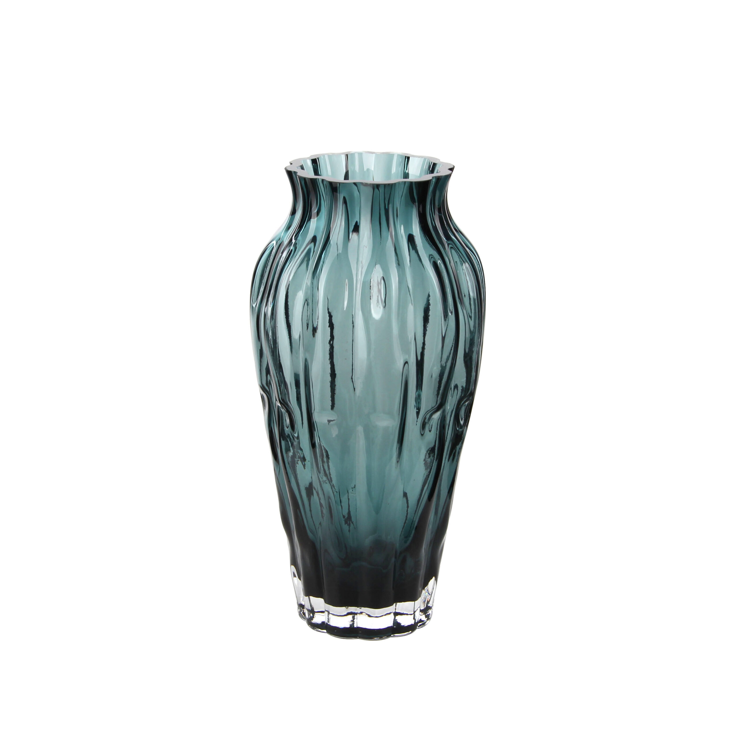 Multicolored Textured Glass Vases