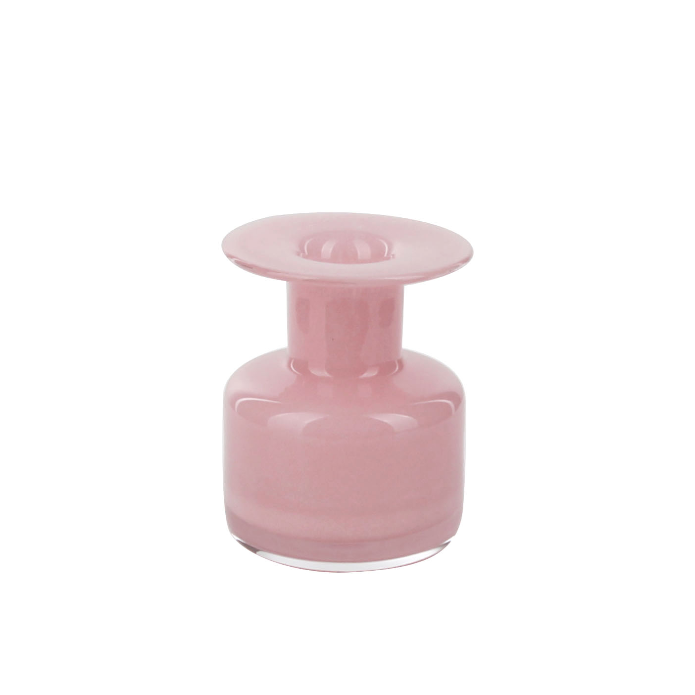 Charming Pink Glass Vase - Bring a Sweet Atmosphere Home