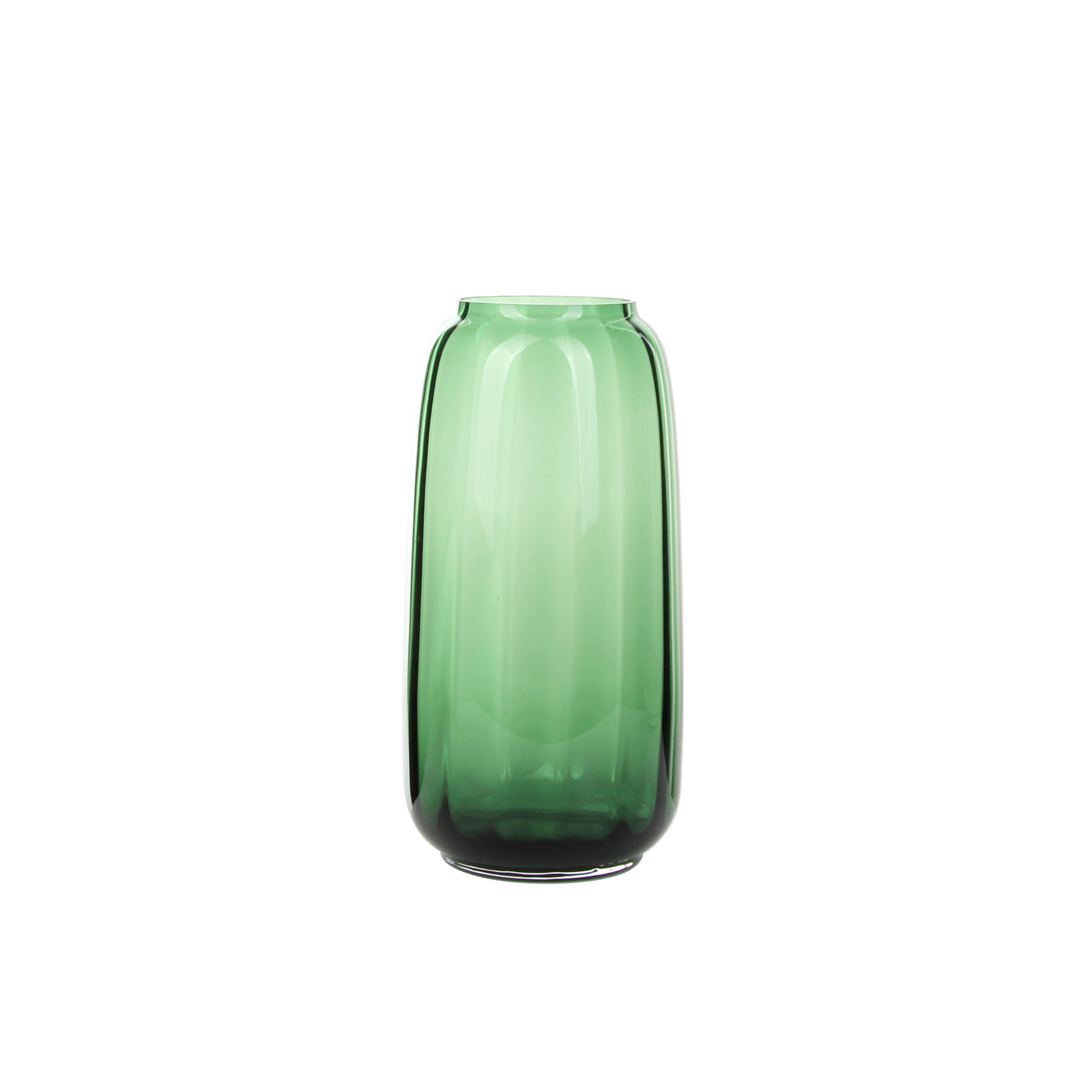 Ethereal Veridian Glass Vase - Dual-Scale Elegance for Modern Interiors