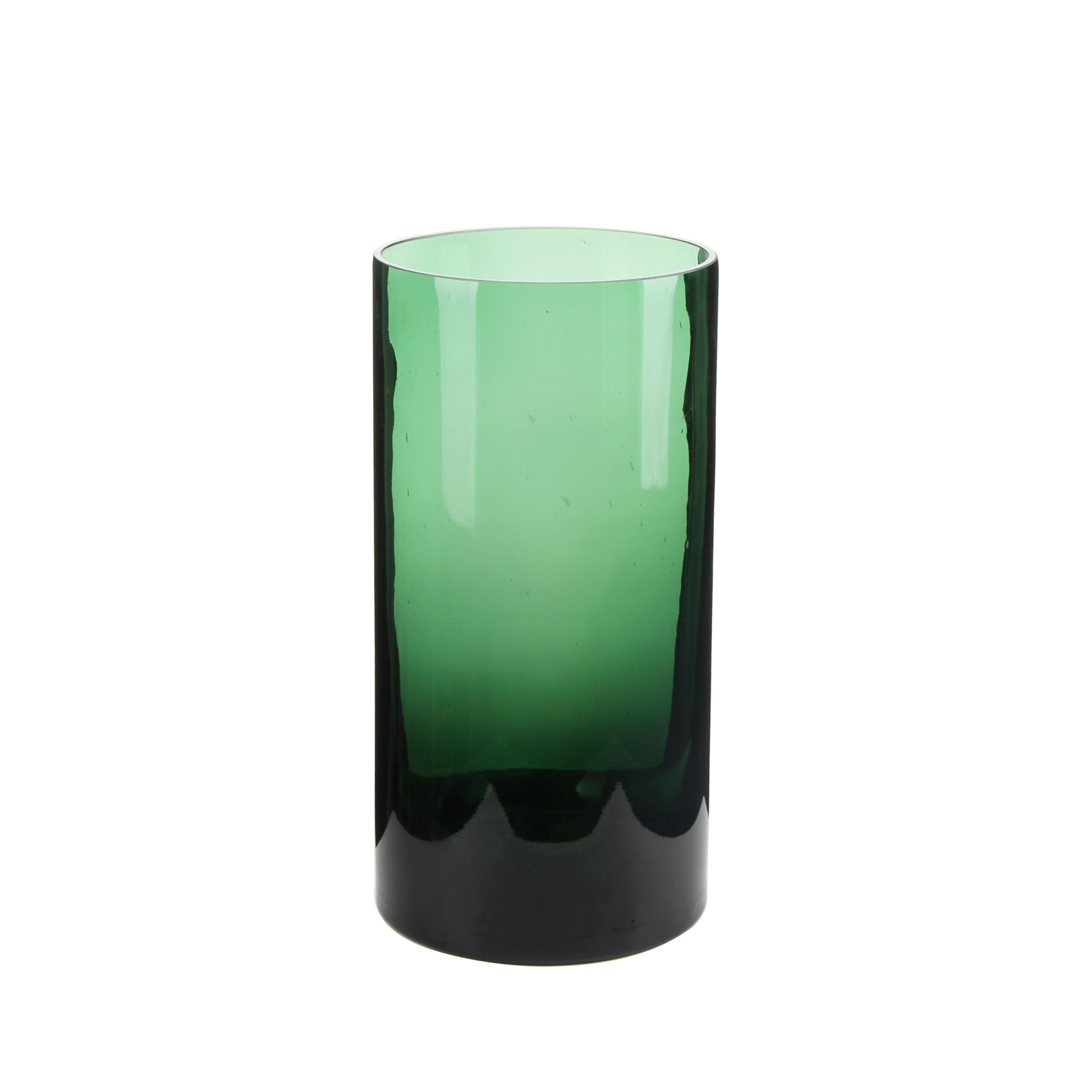 Exquisite Green Glass Vase for Timeless Home Elegance