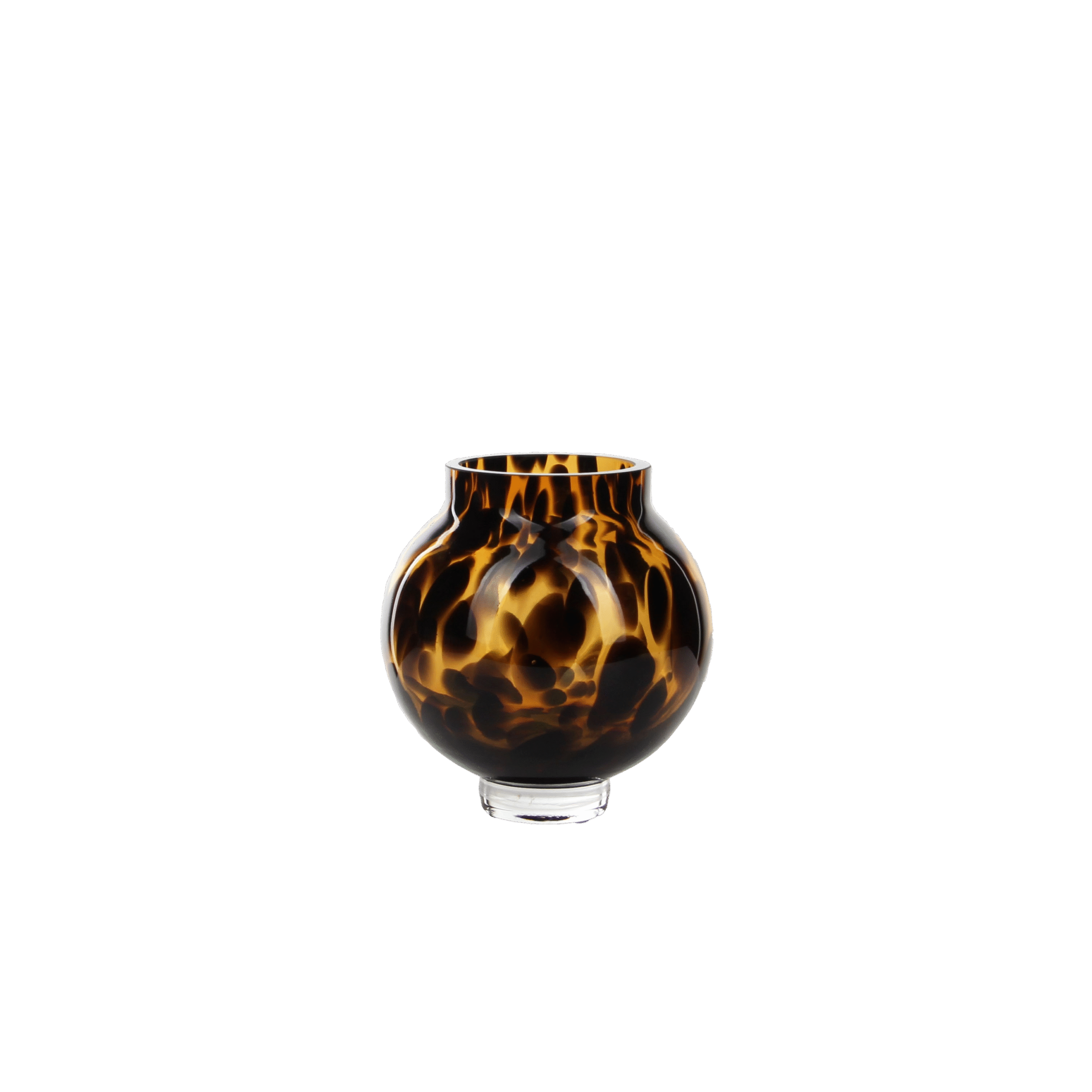 Leopard print and Lustrous vase