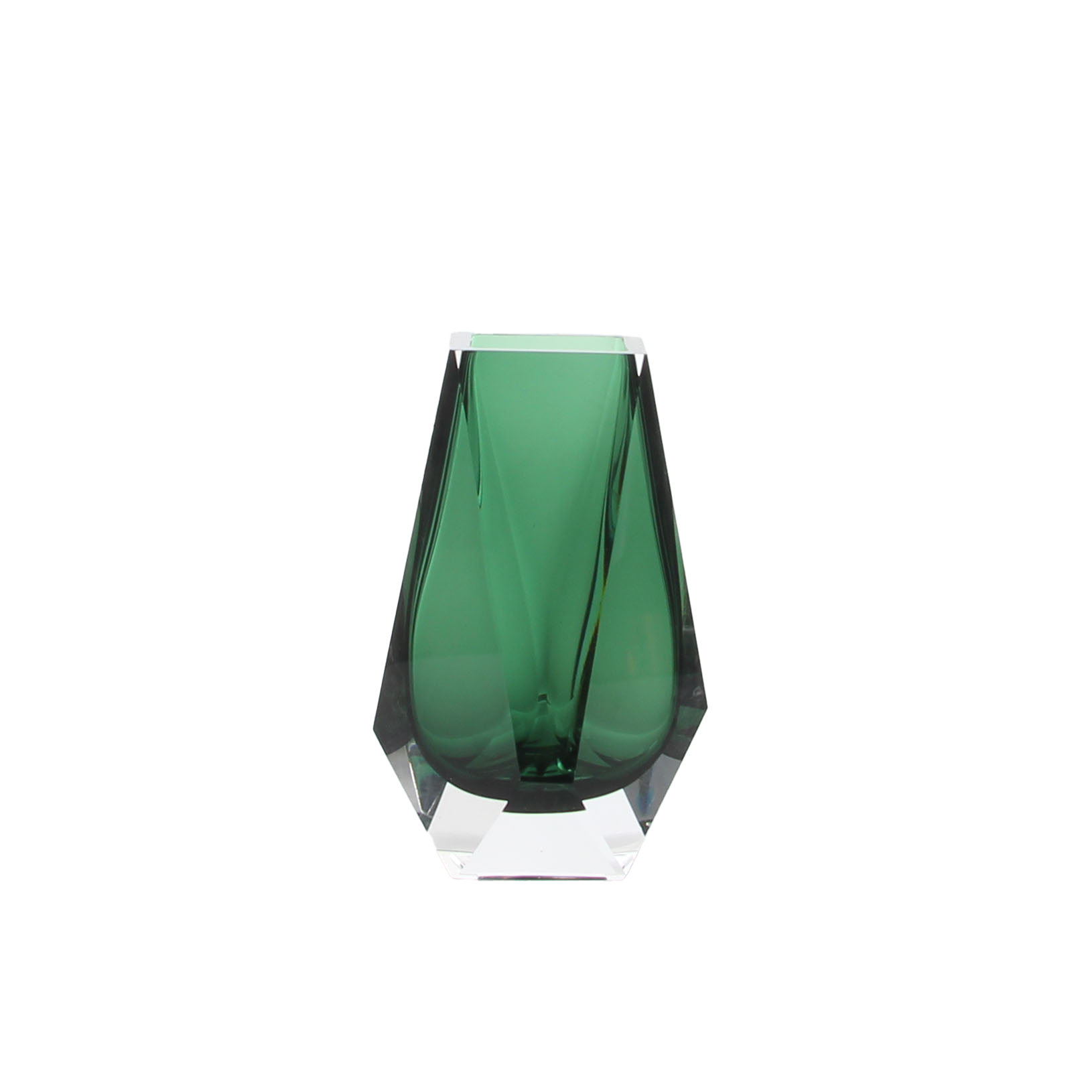 Emerald - Cut Glass Vase