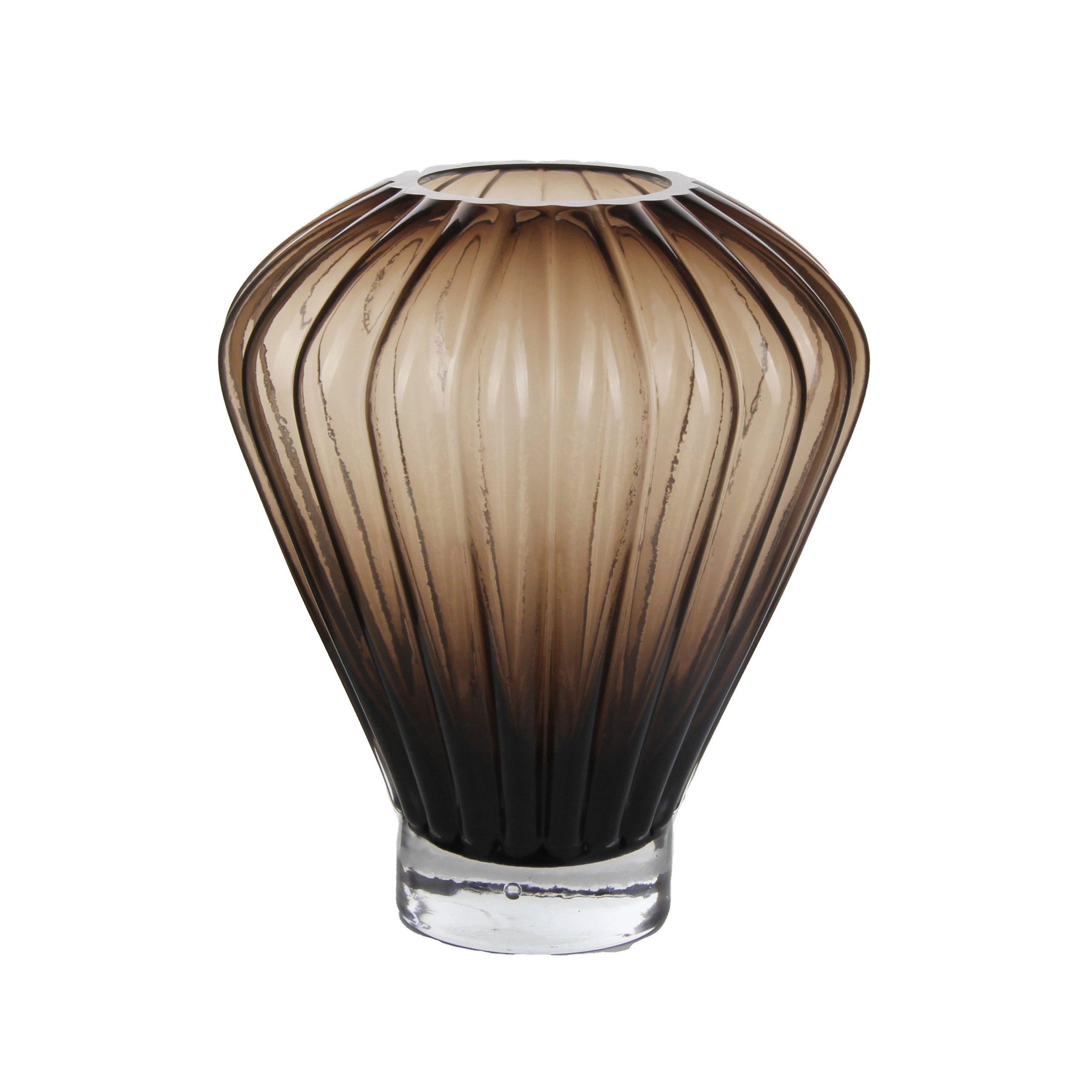 Brown glazed ridge Shadow bottle