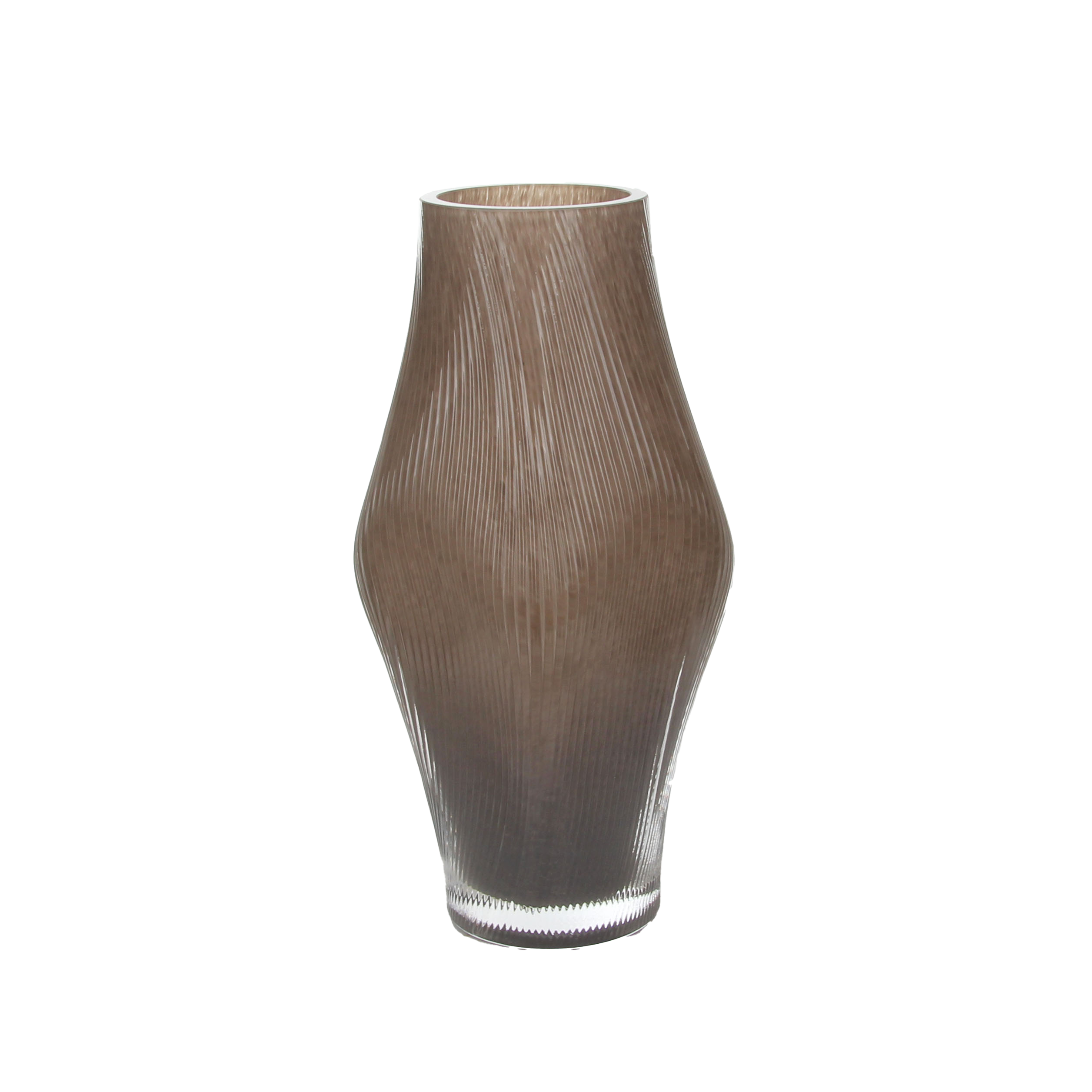 Brown glass silk rhythm bottle