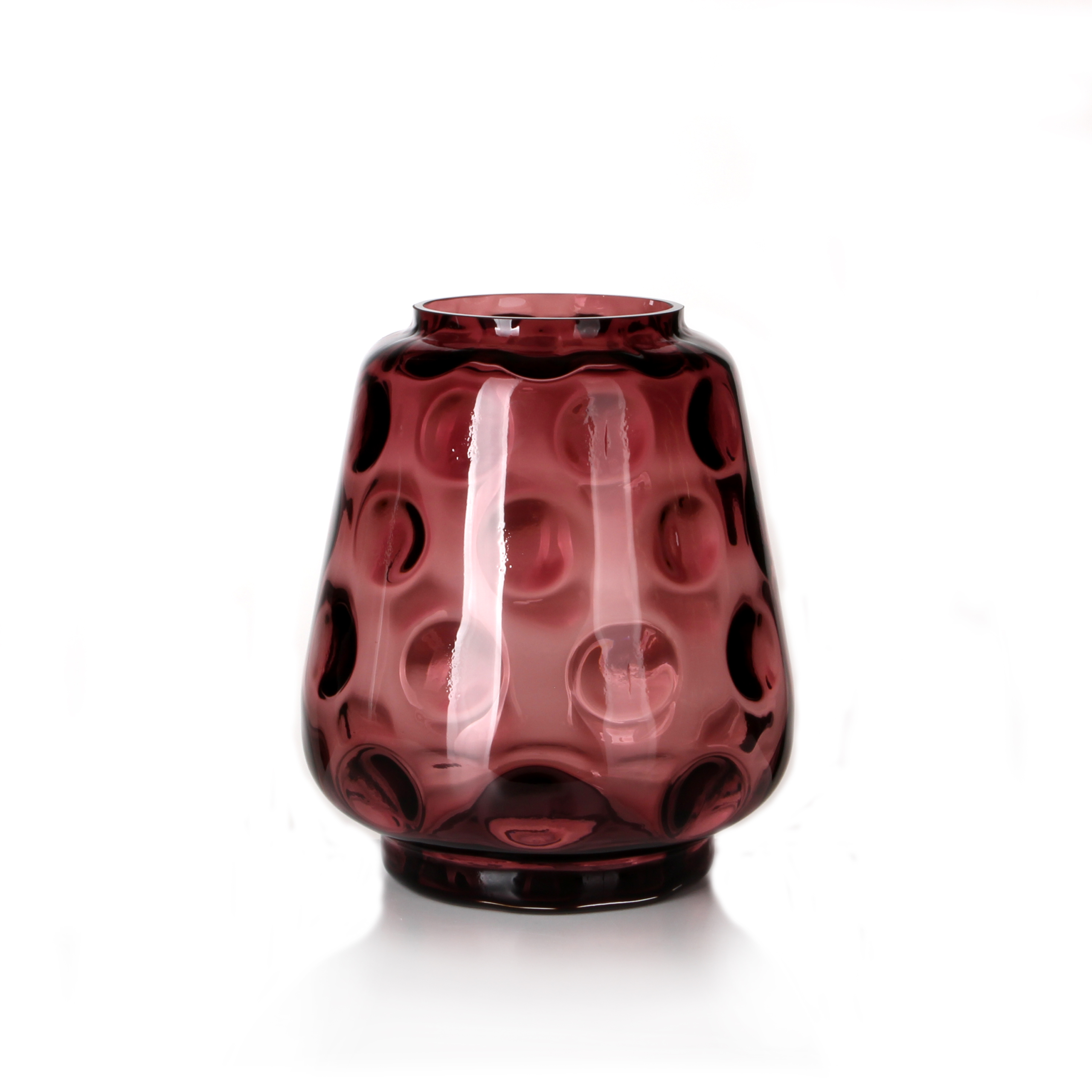 Bubble Dot Plum Vase