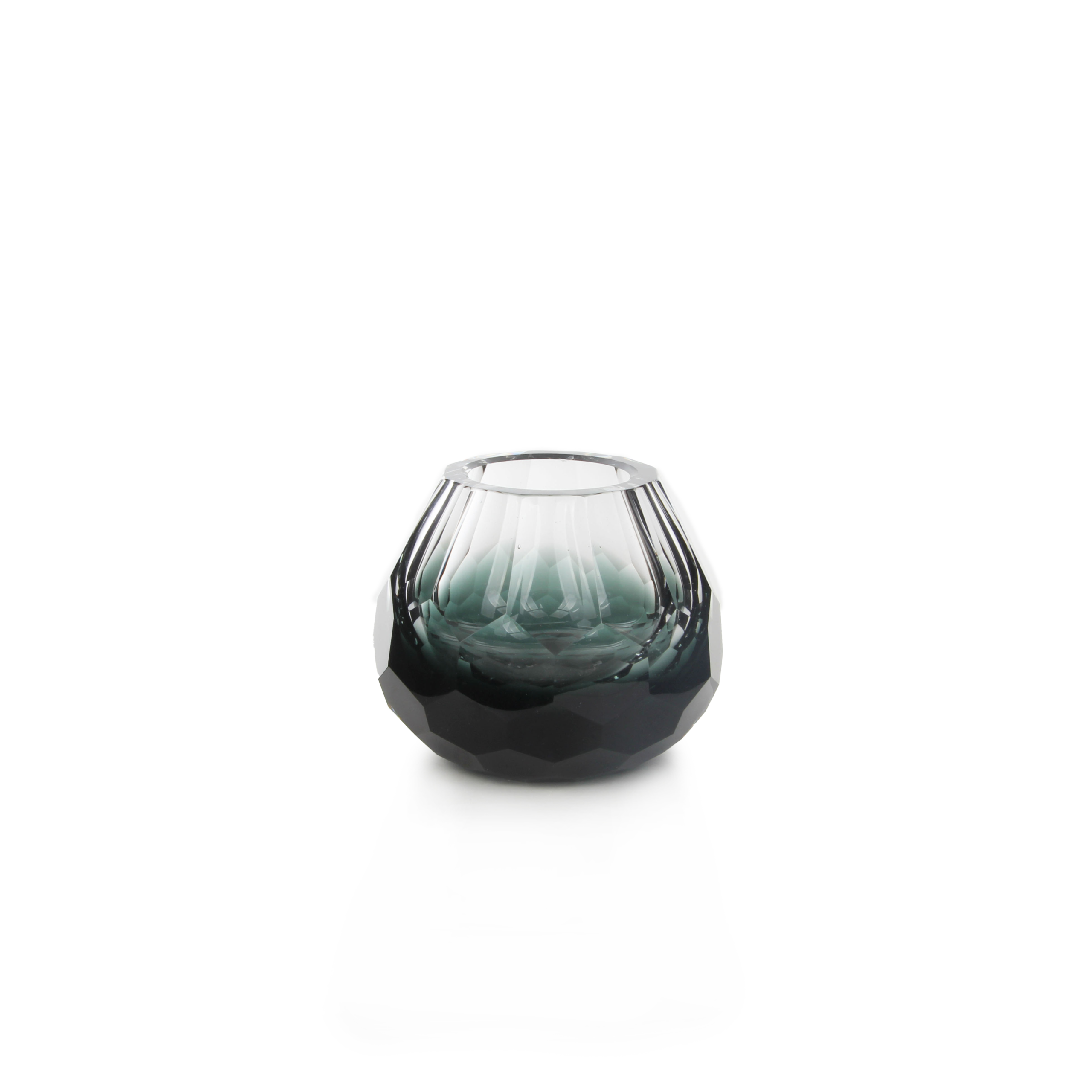 Faceted Glass Vase Collection - Small