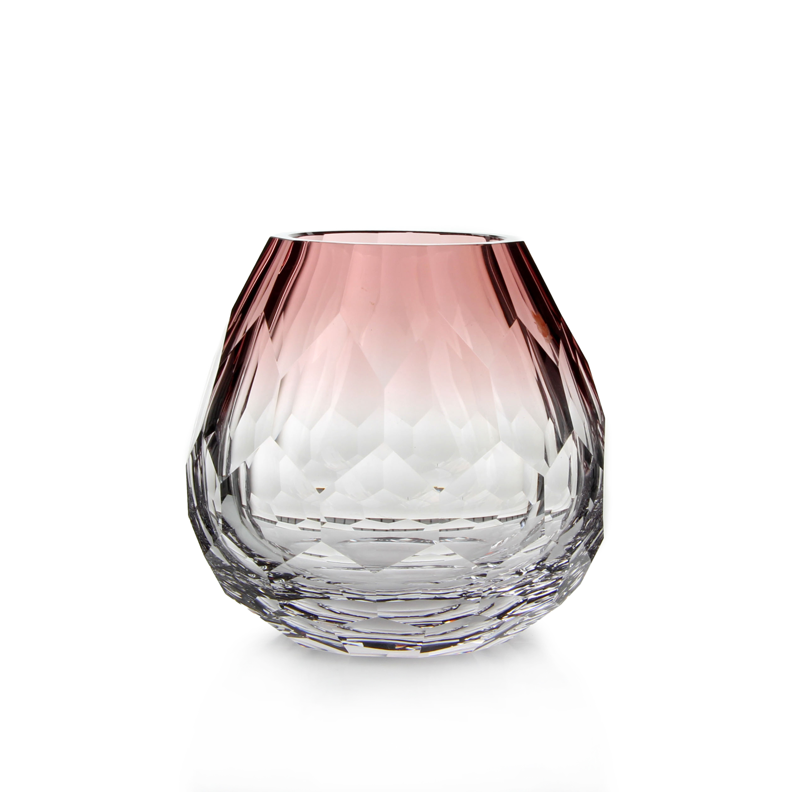 Faceted Glass Vase Collection - Large