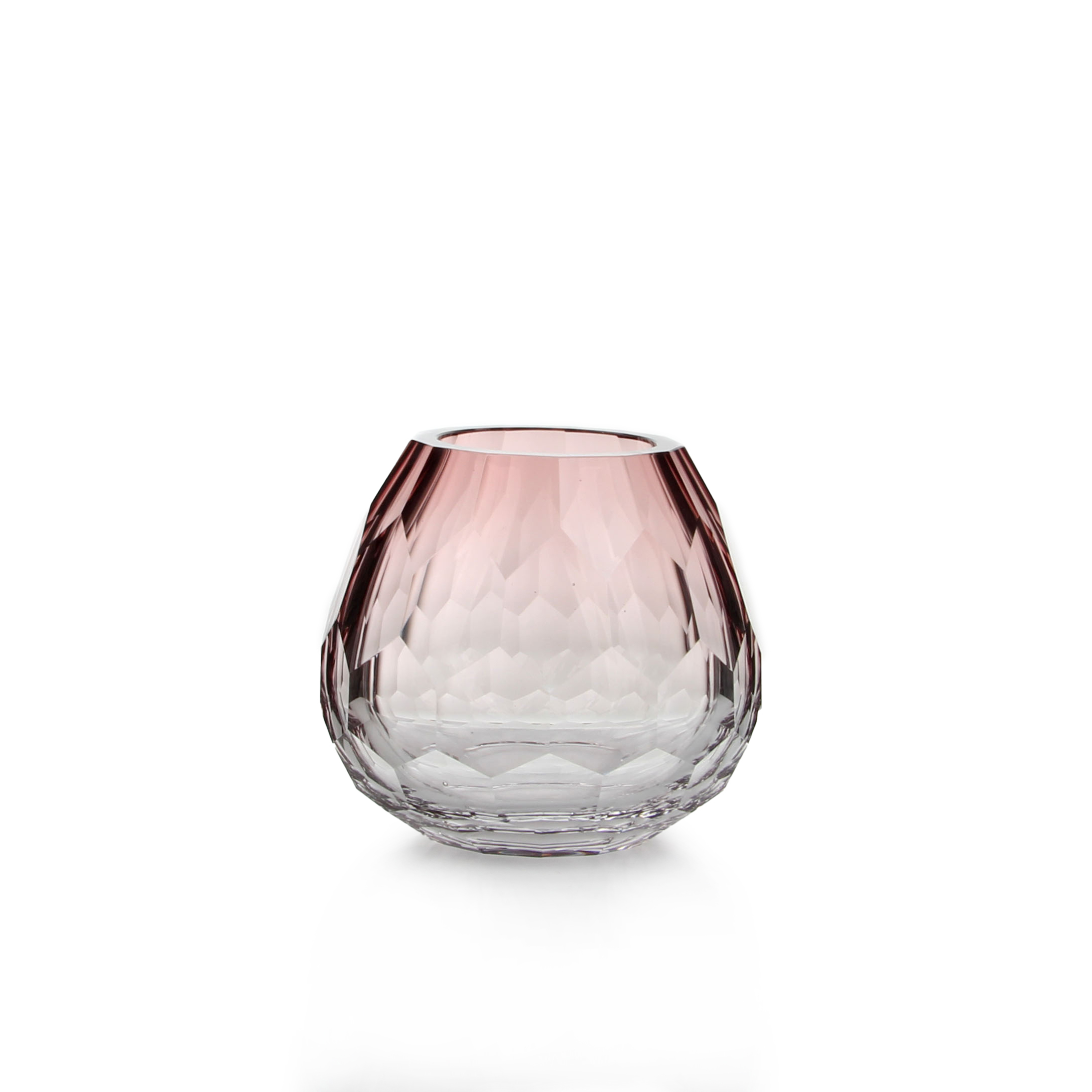 Faceted Glass Vase Collection - Medium