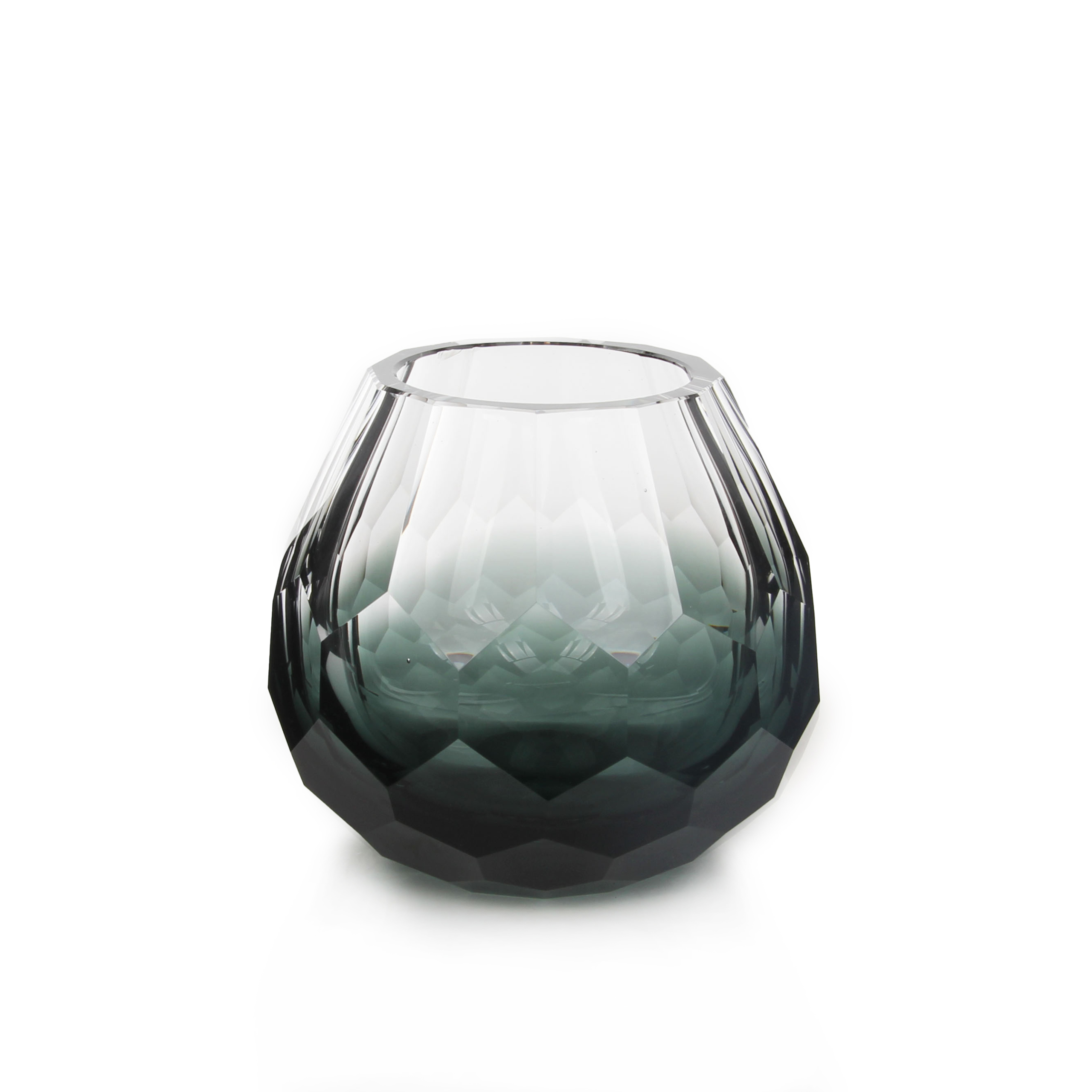 Faceted Glass Vase Collection - Large