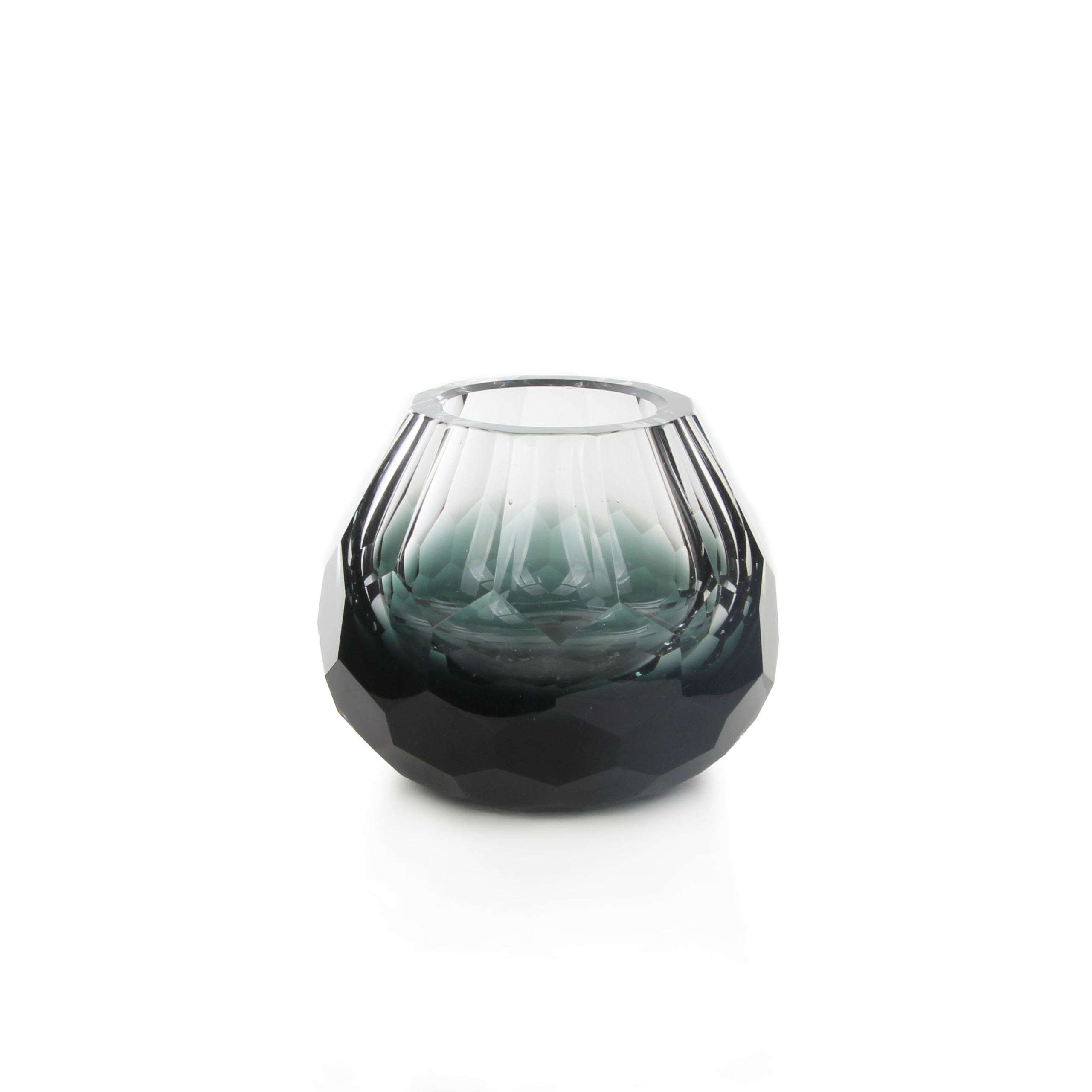 Faceted Glass Vase Collection - Medium