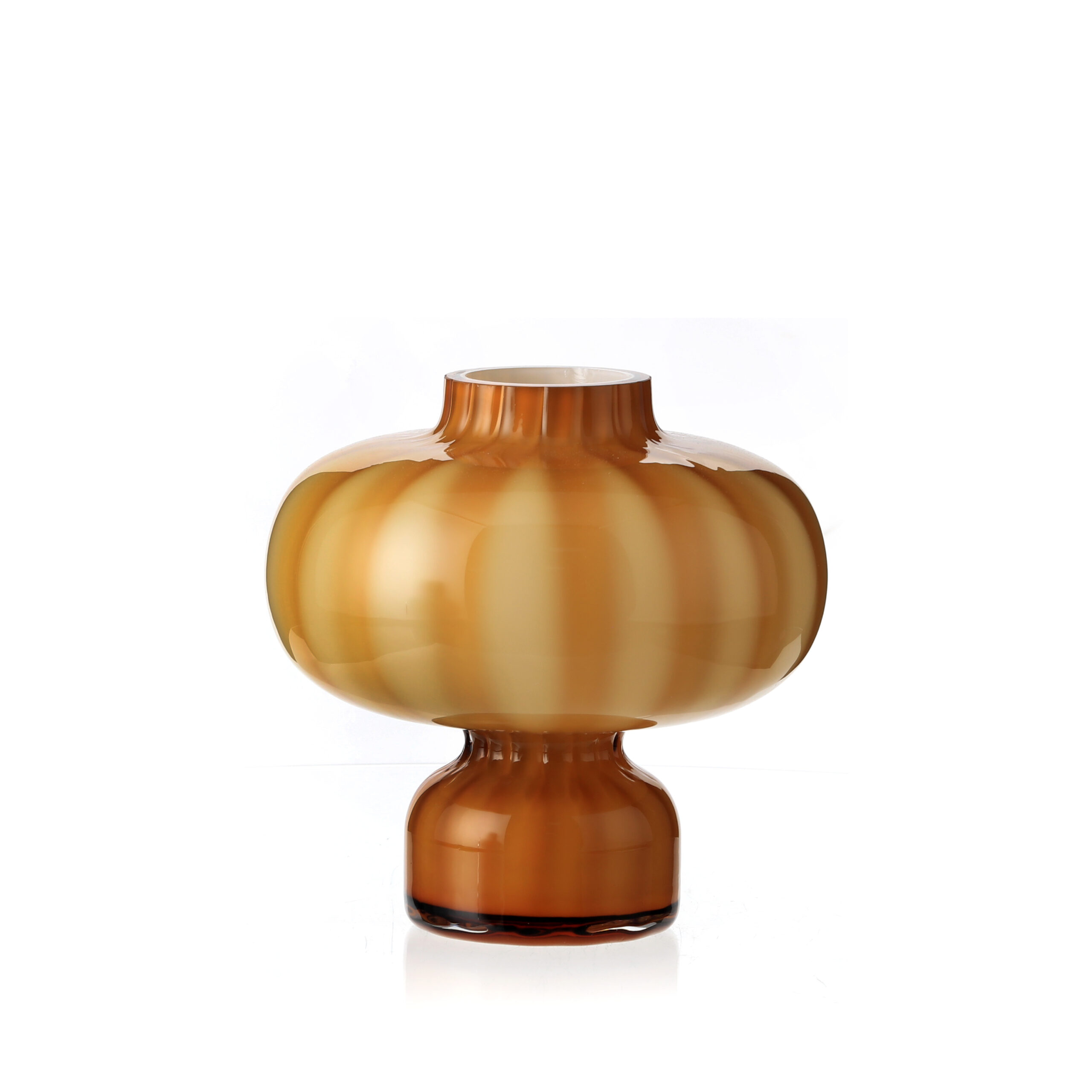 Two-color waist vase---Amber