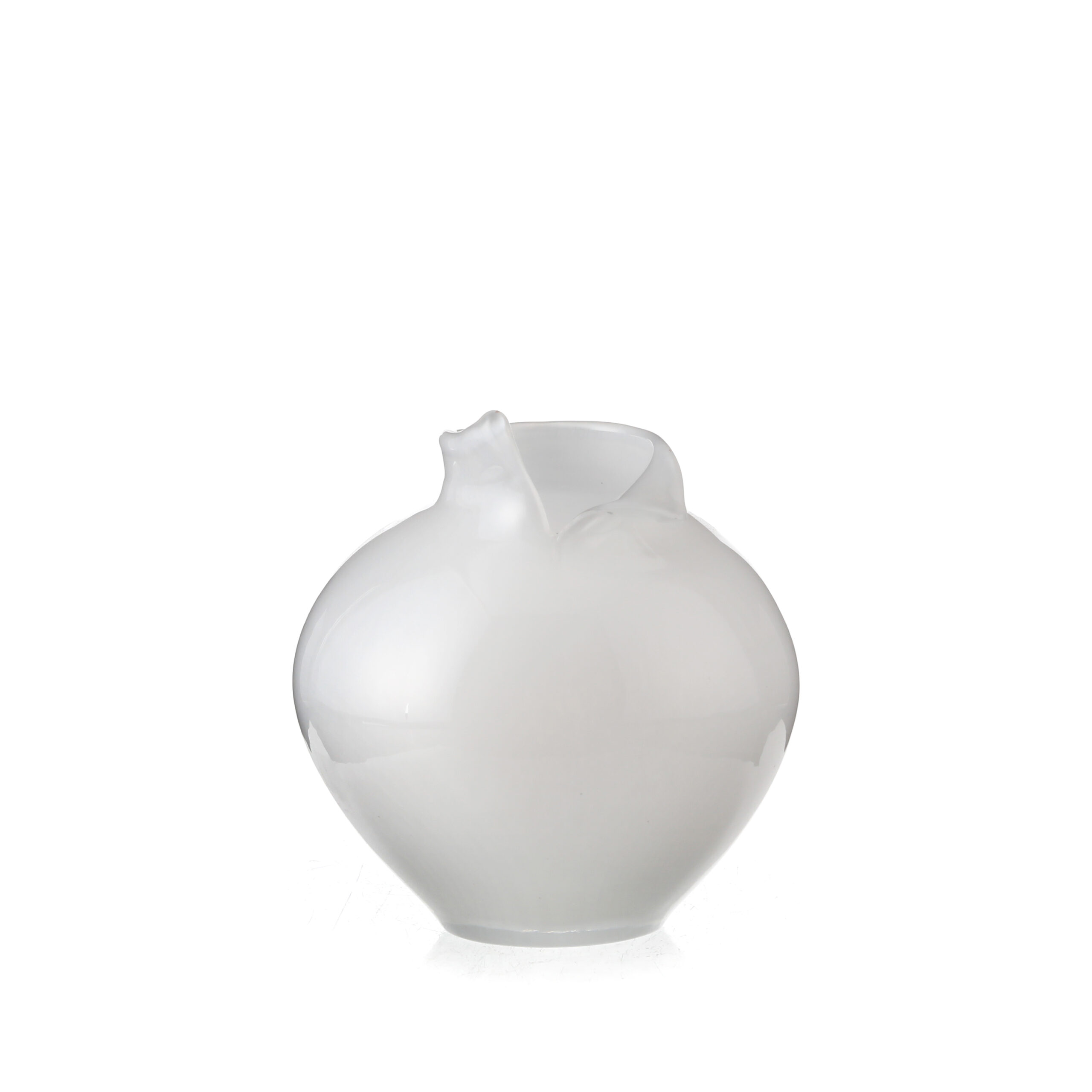 Organic Rounded Urn Vase（Small）---White