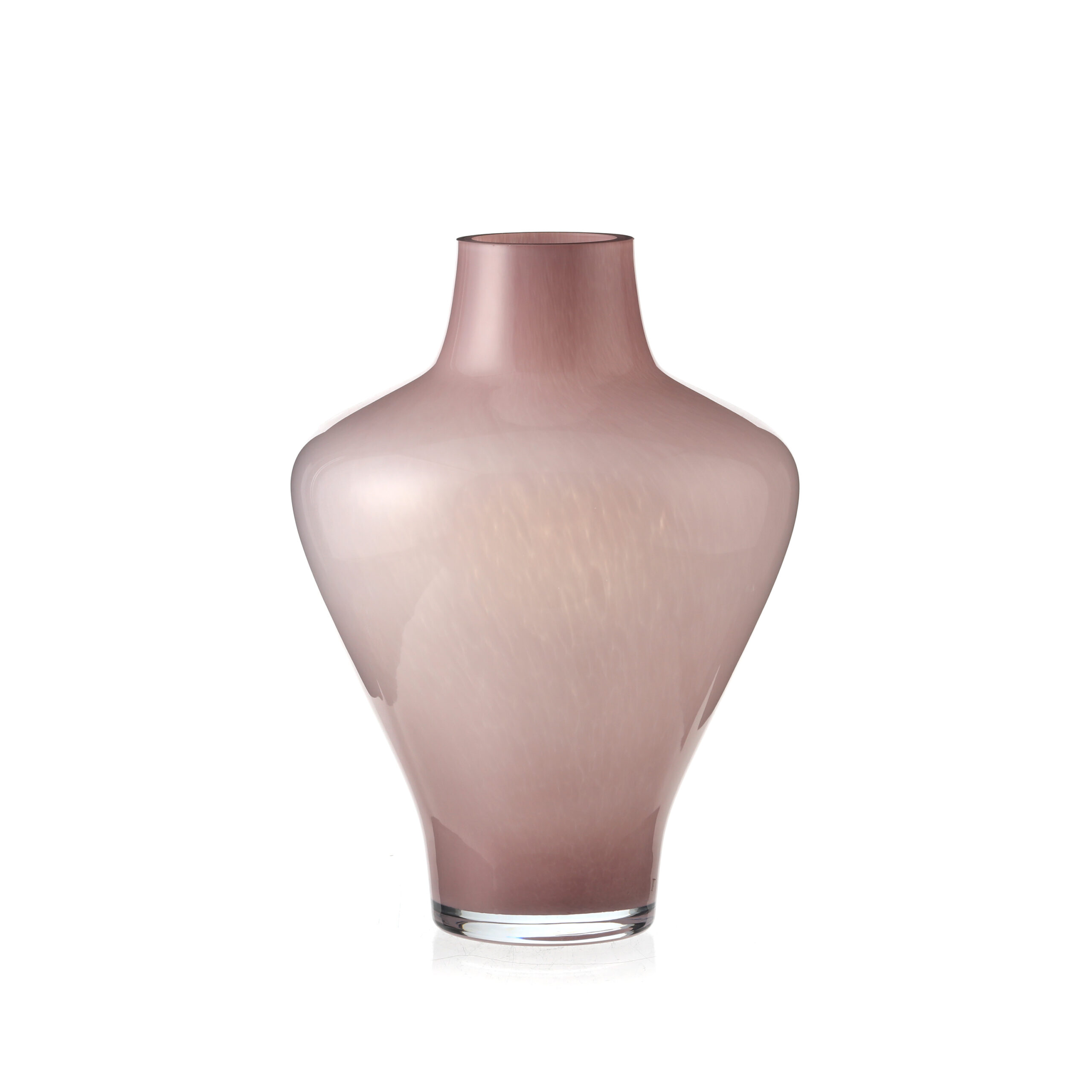 Handblown Vase---Soft Mauve